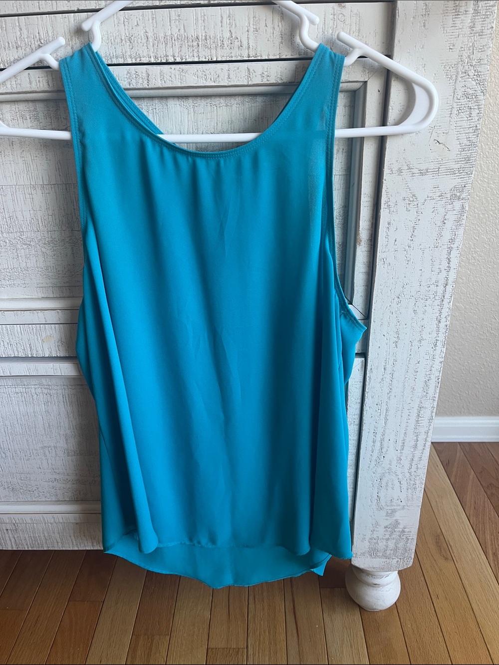 Apt. 9 Bright Teal Scoop Neck Tank